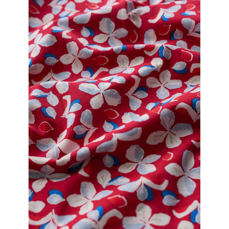 Seasalt Cornwall S/S Veronica Dress Posy Press Boat Red image number 3